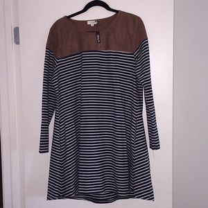 NWT Navy and White Dress